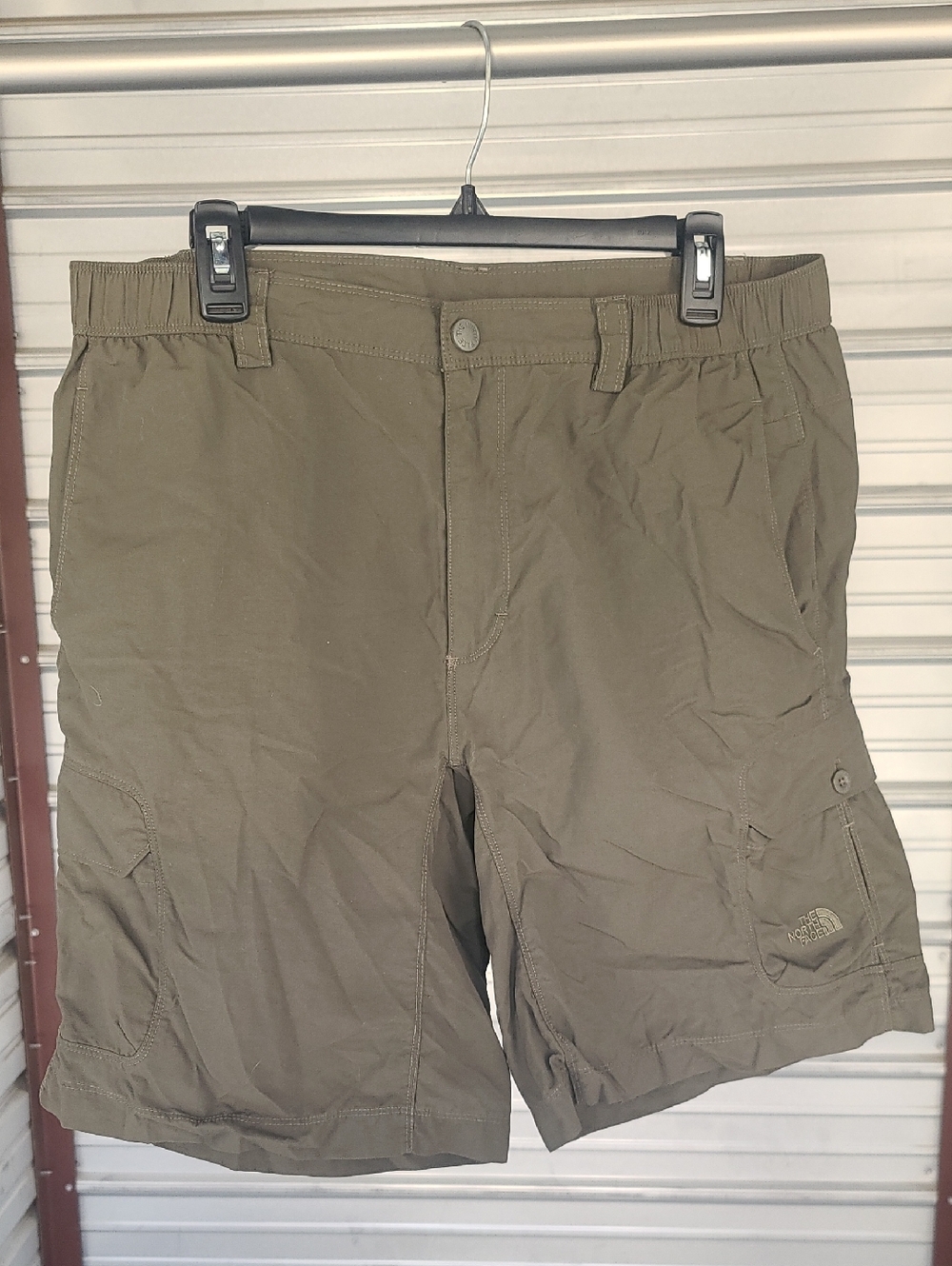 The North Face Olive Cargo Shorts - Men